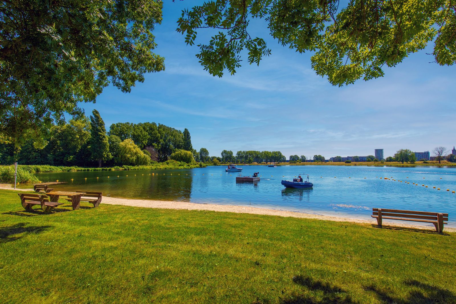 Der Privatstrand von Maasparc Roermond