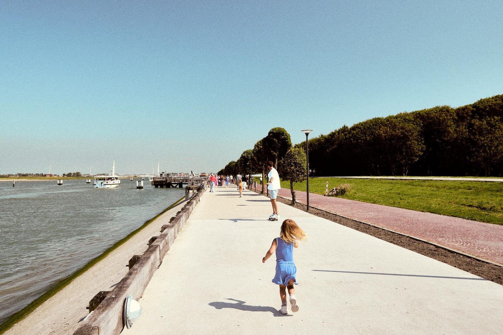 aan de haven van nieuwpoort