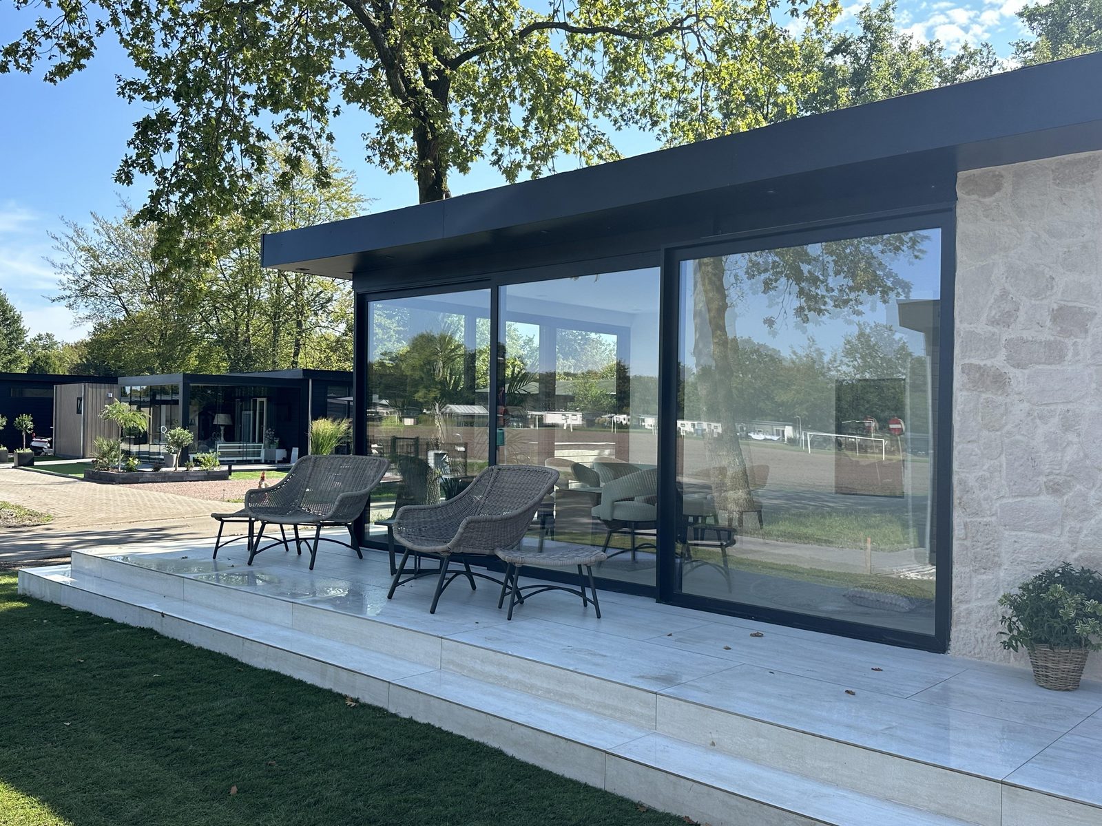 moderne Cube recreatiewoning 