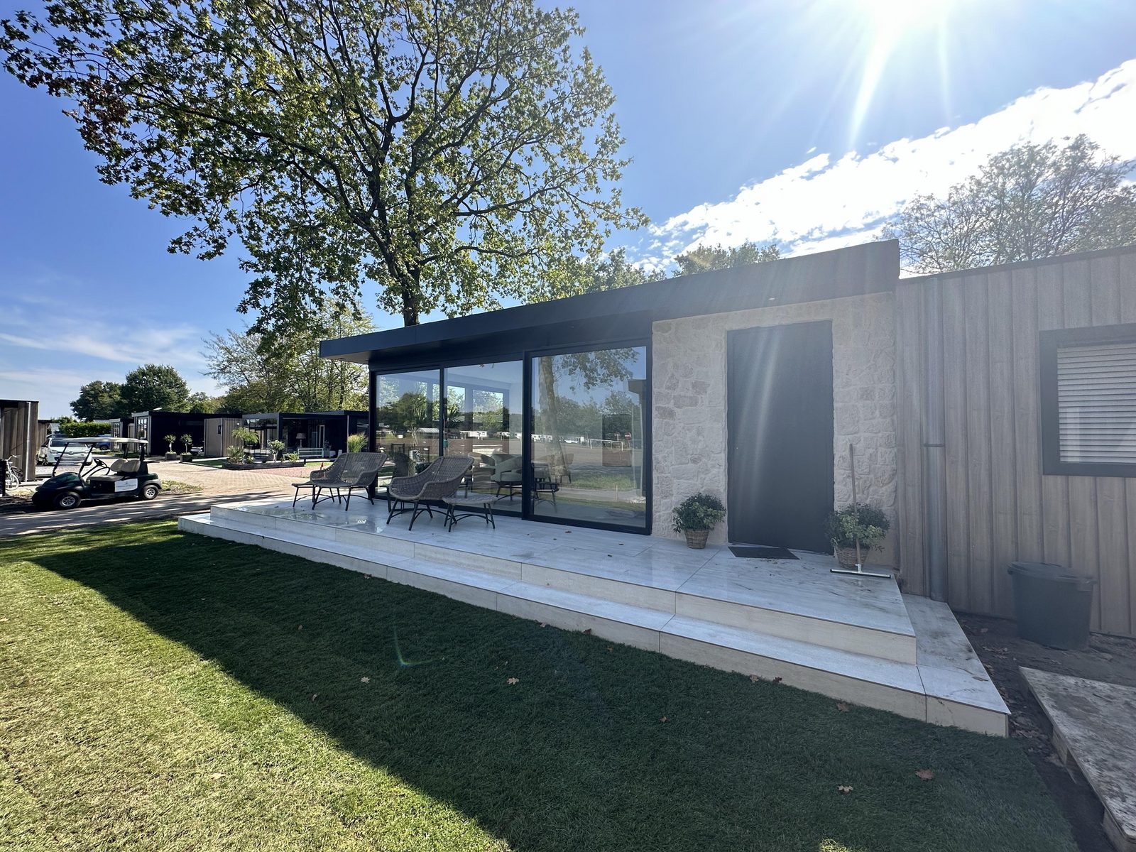 moderne Cube recreatiewoning 