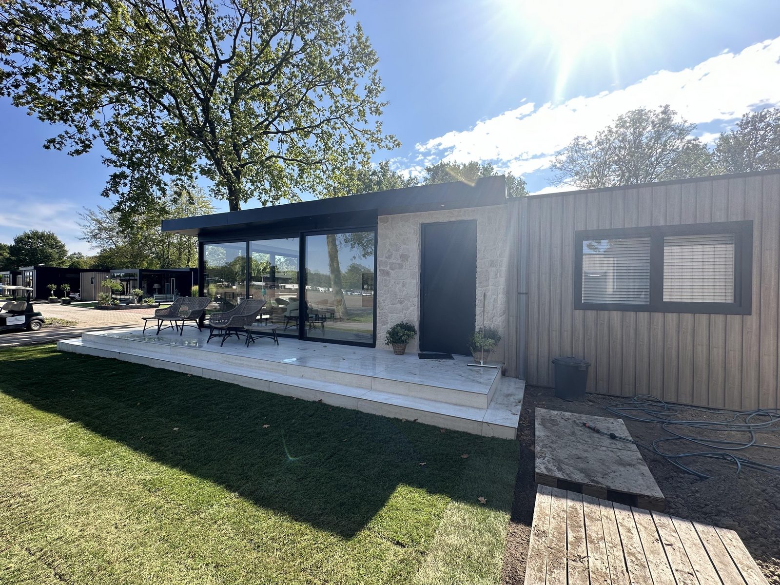 moderne Cube recreatiewoning 