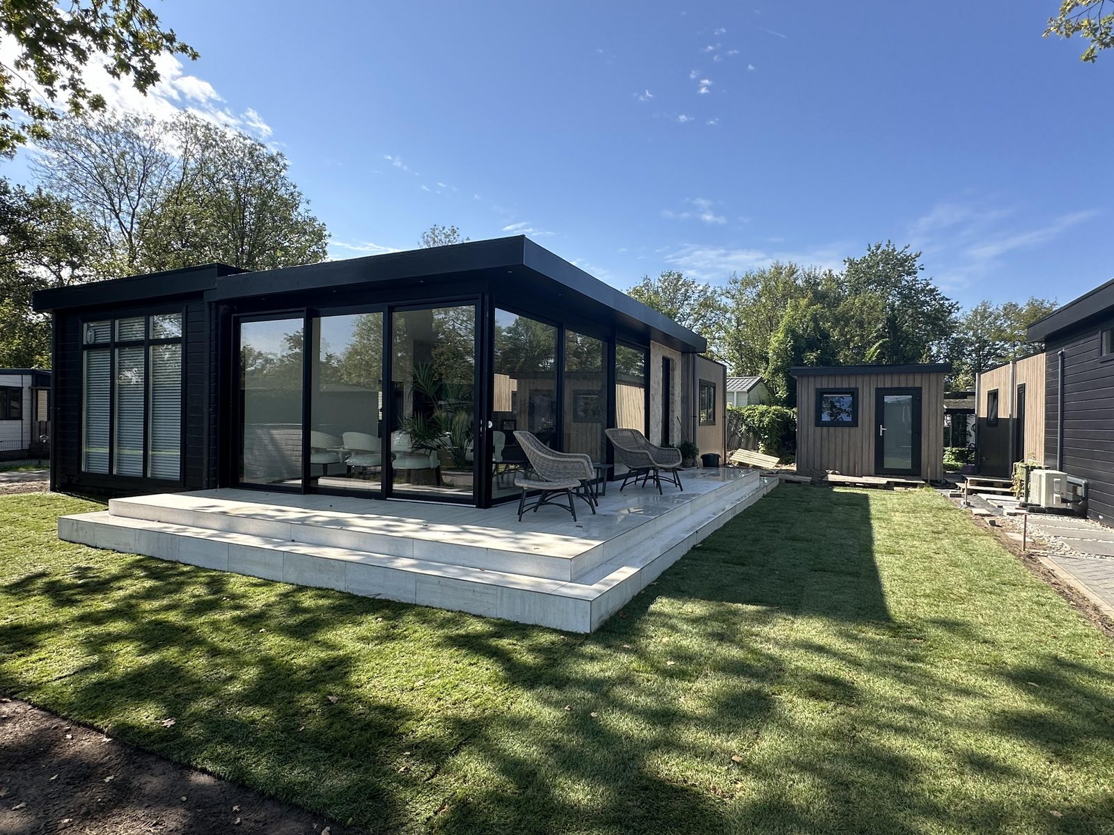 moderne Cube recreatiewoning 