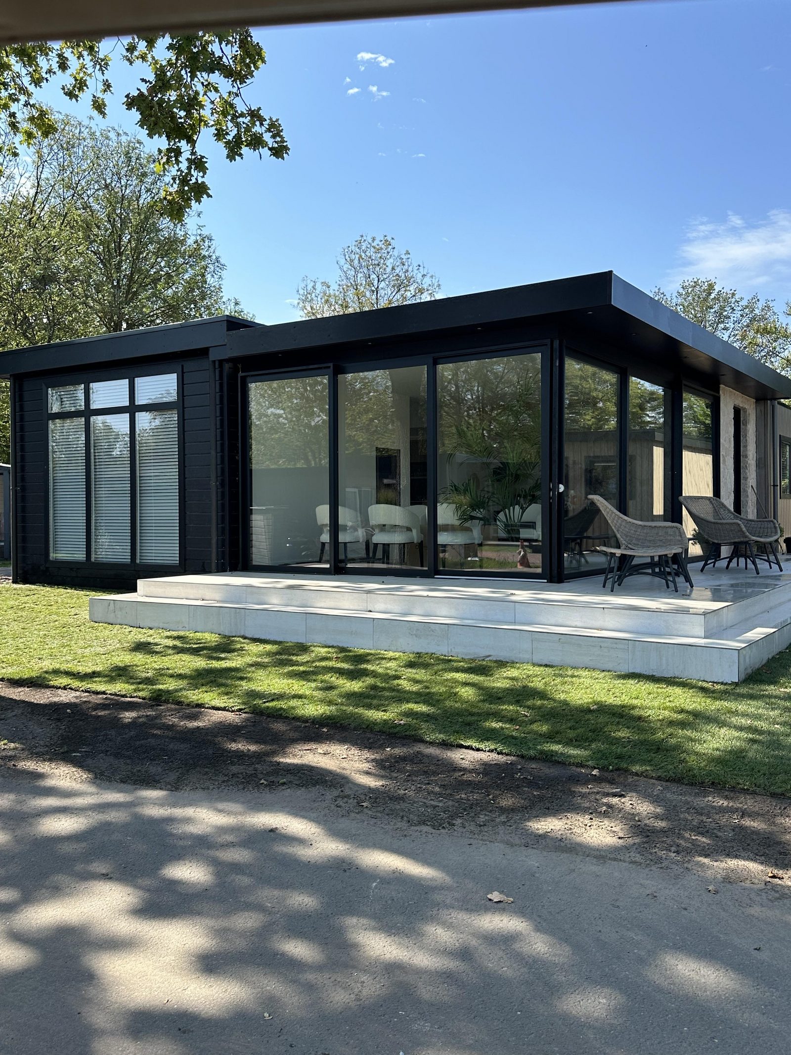 moderne Cube recreatiewoning 