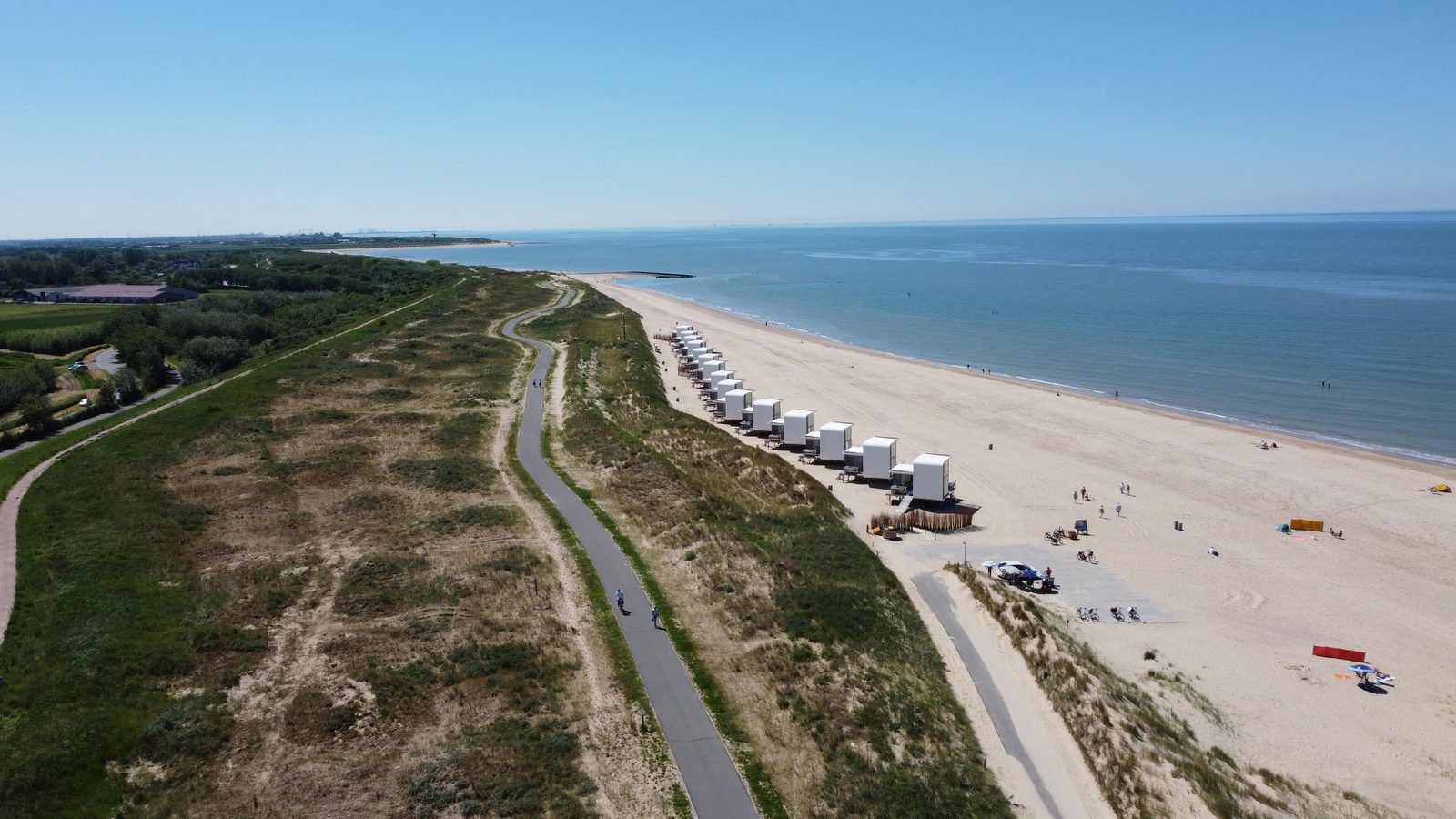 Strandhäuser nahe Cadzand