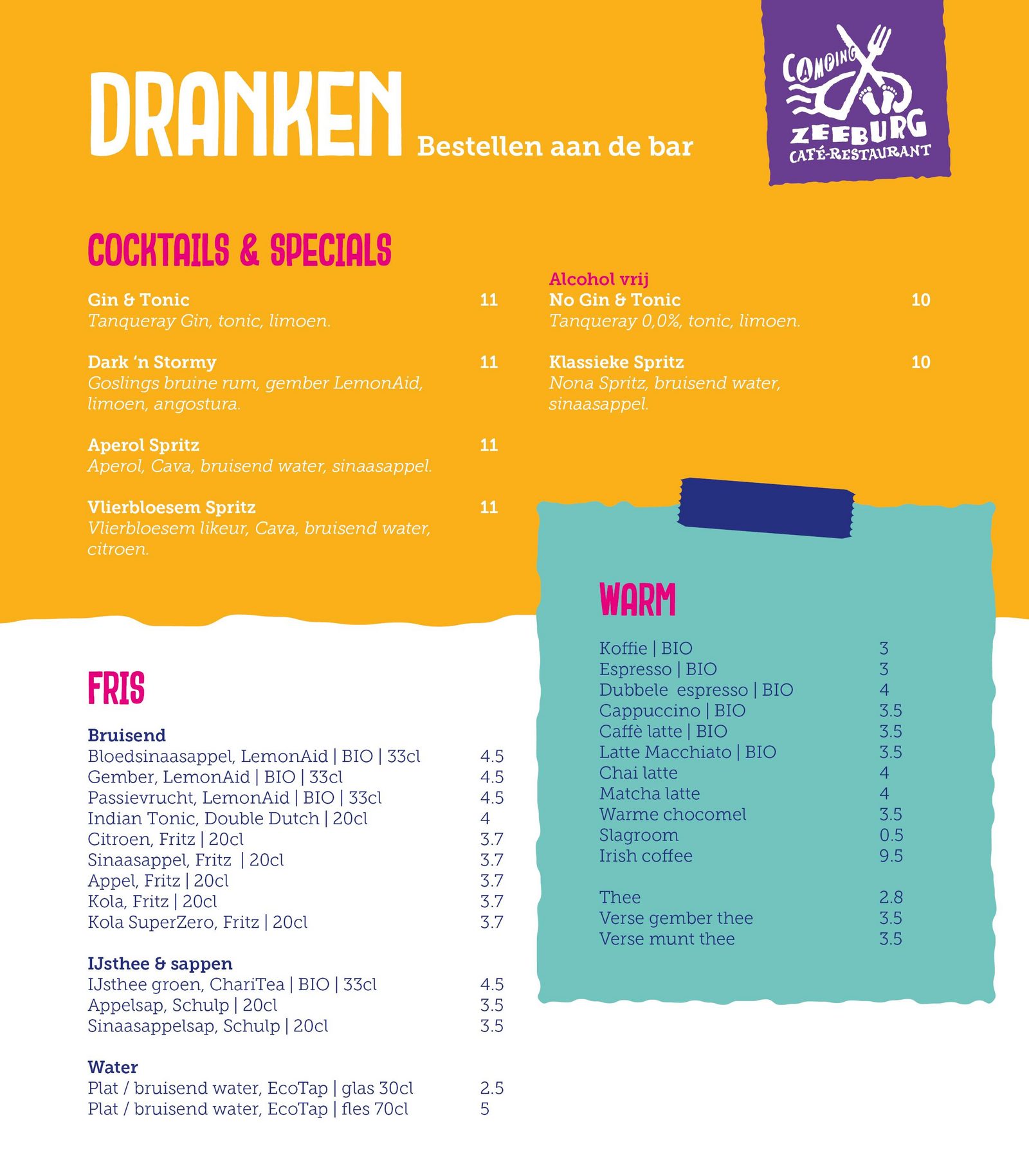 drank menu nl