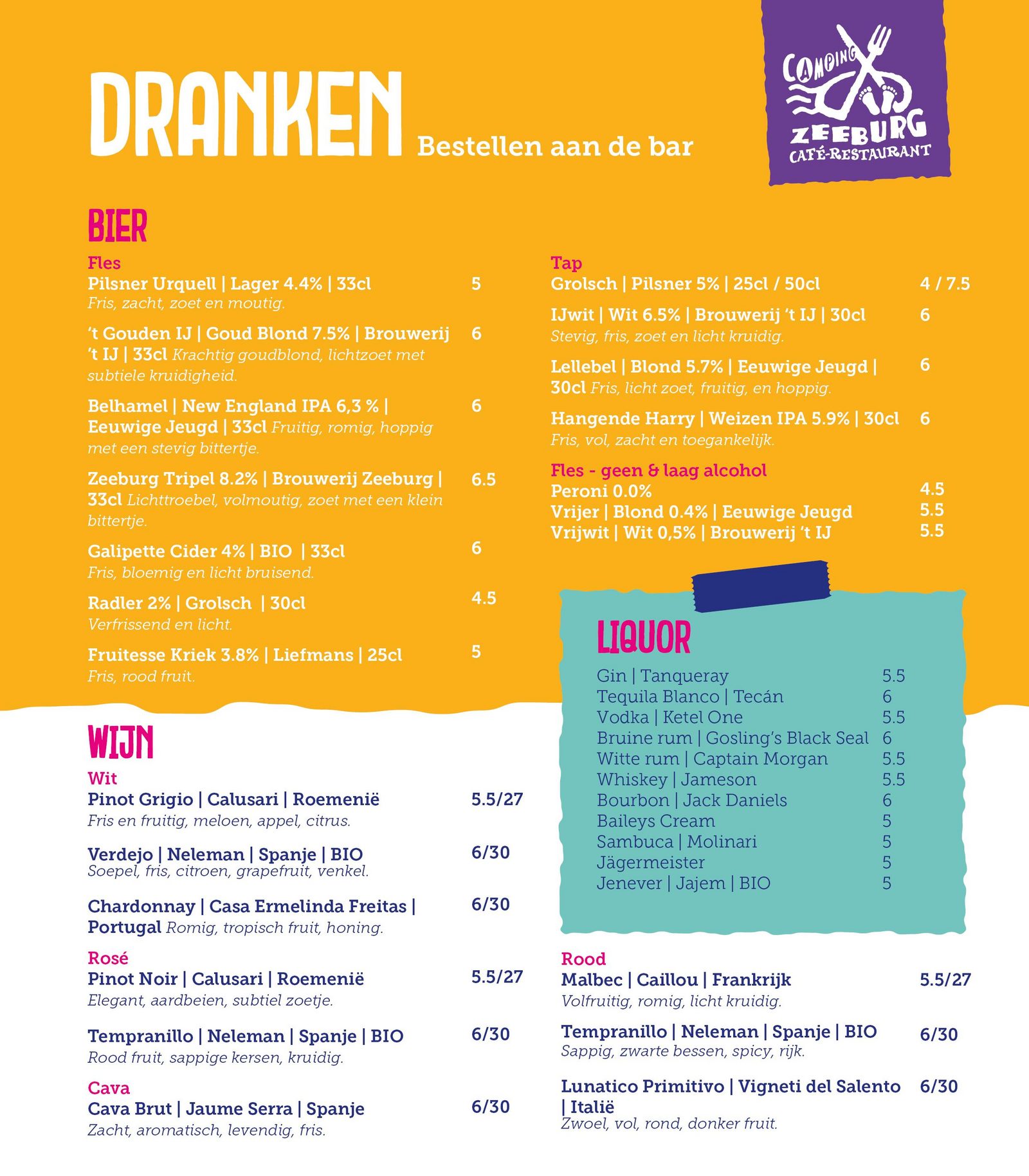 drank menu nl