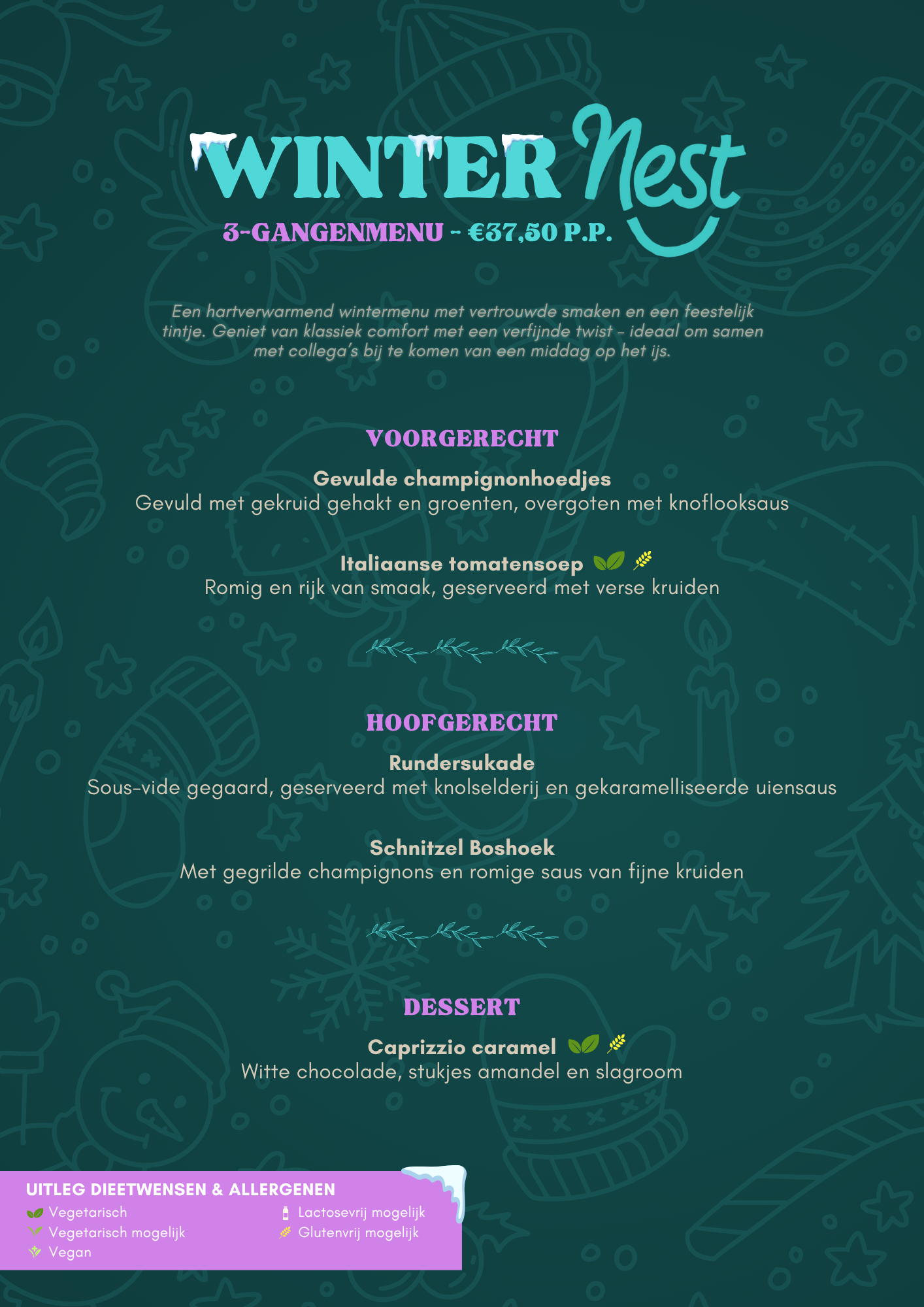 Menu Ijsnest