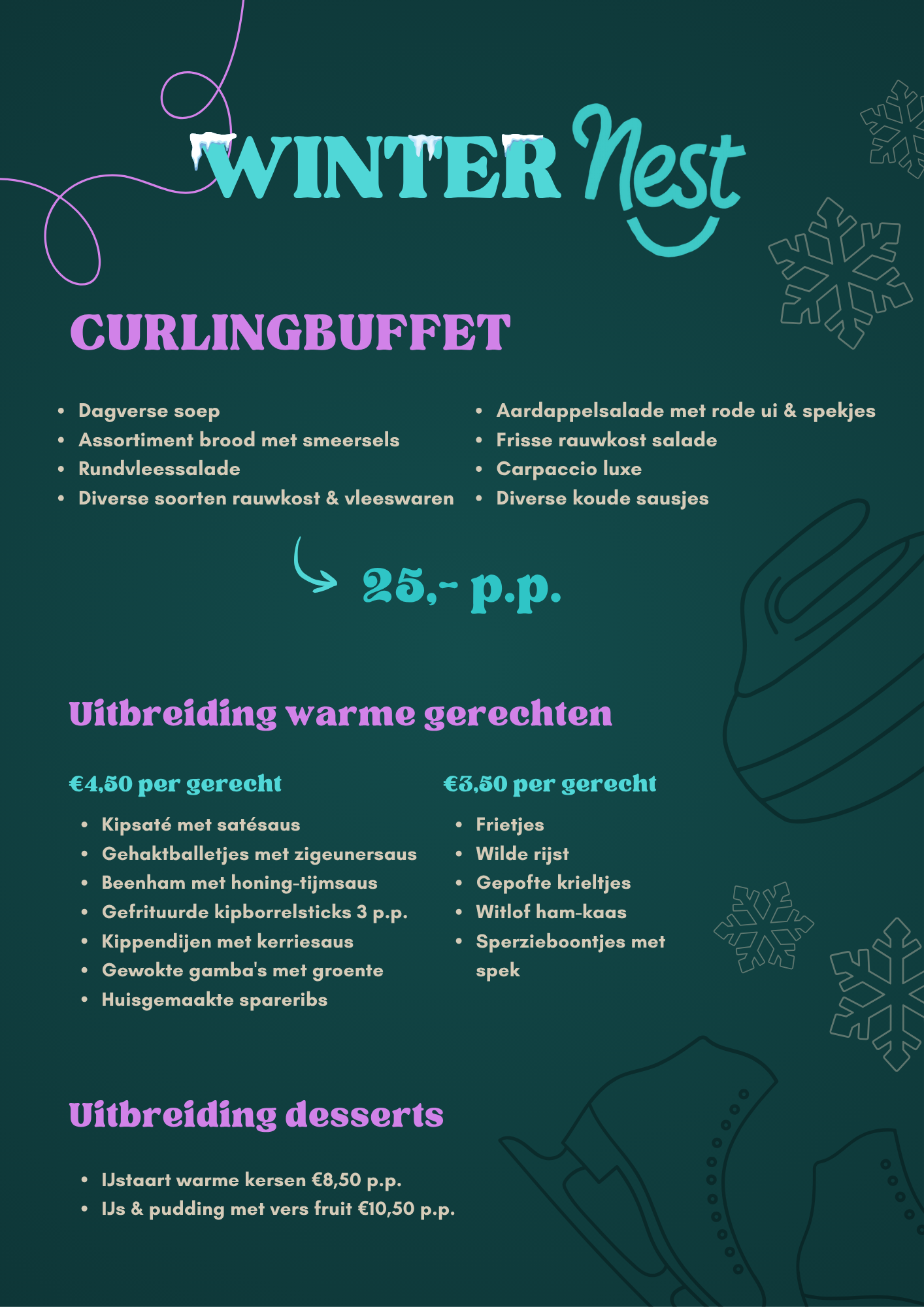 Curlingbuffet WinterNest