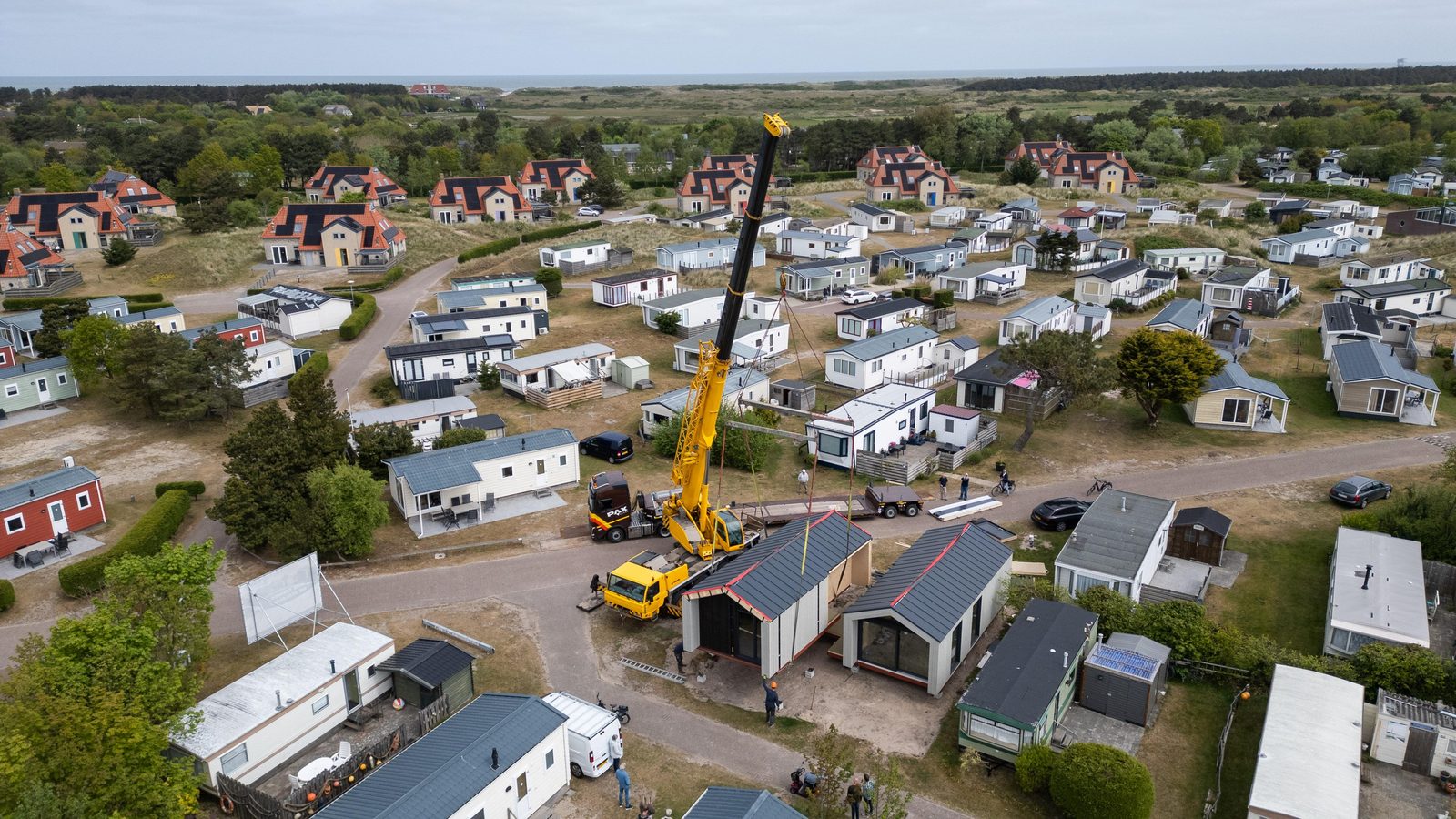 Erste Ecolodge im Ferienpark Klein Vaarwater eingerichtet