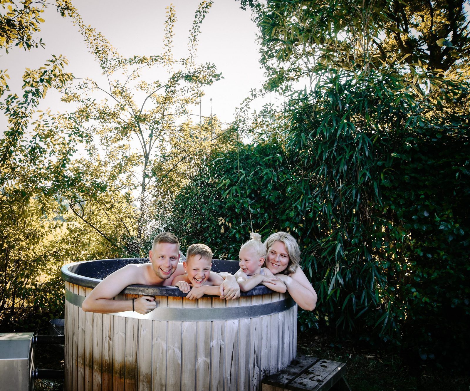 Huisje met hottub