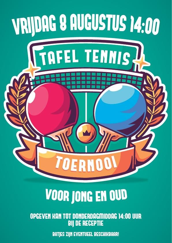 Animatie 2025 - Tafeltennistoernooi