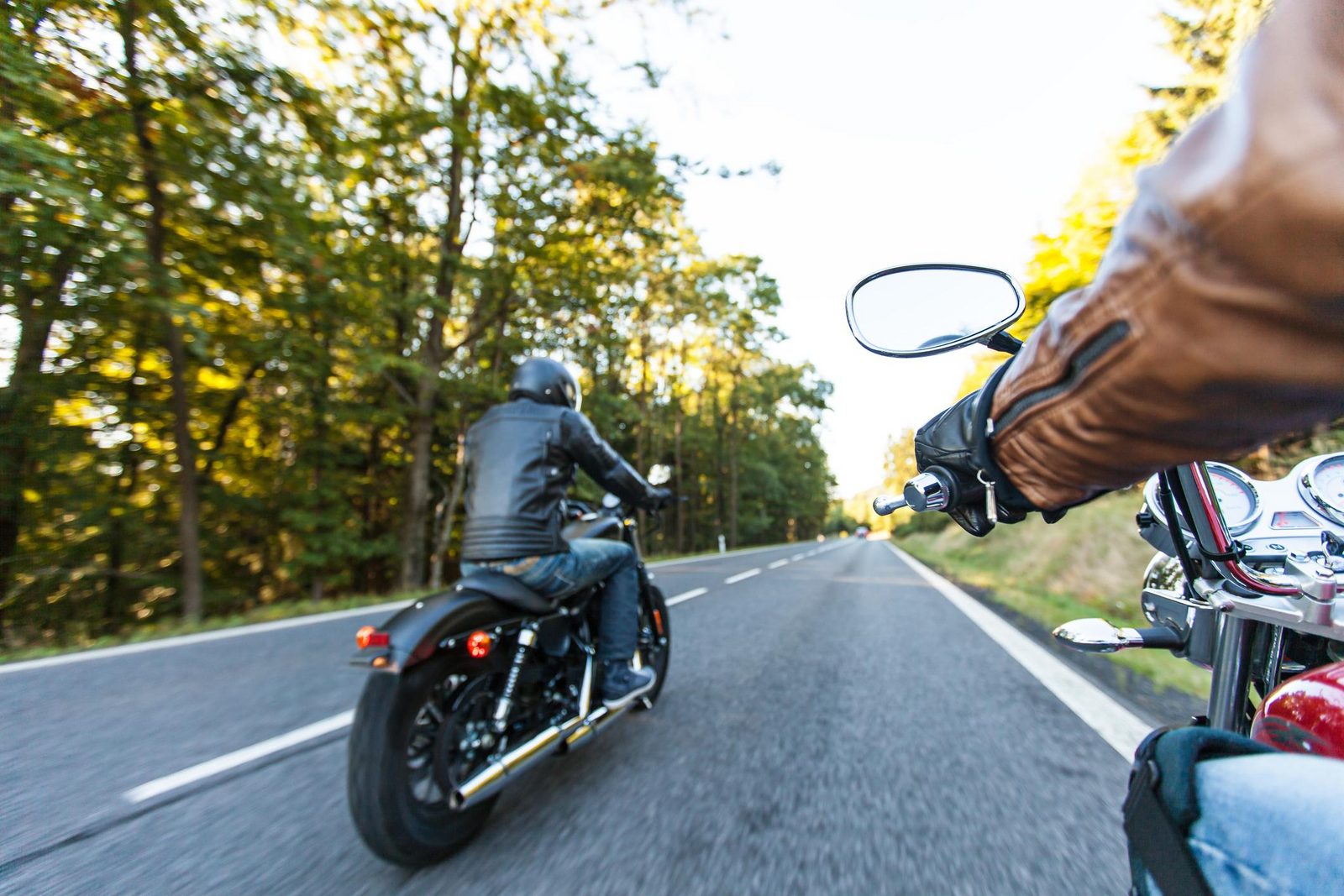 Mit dem Motorrad