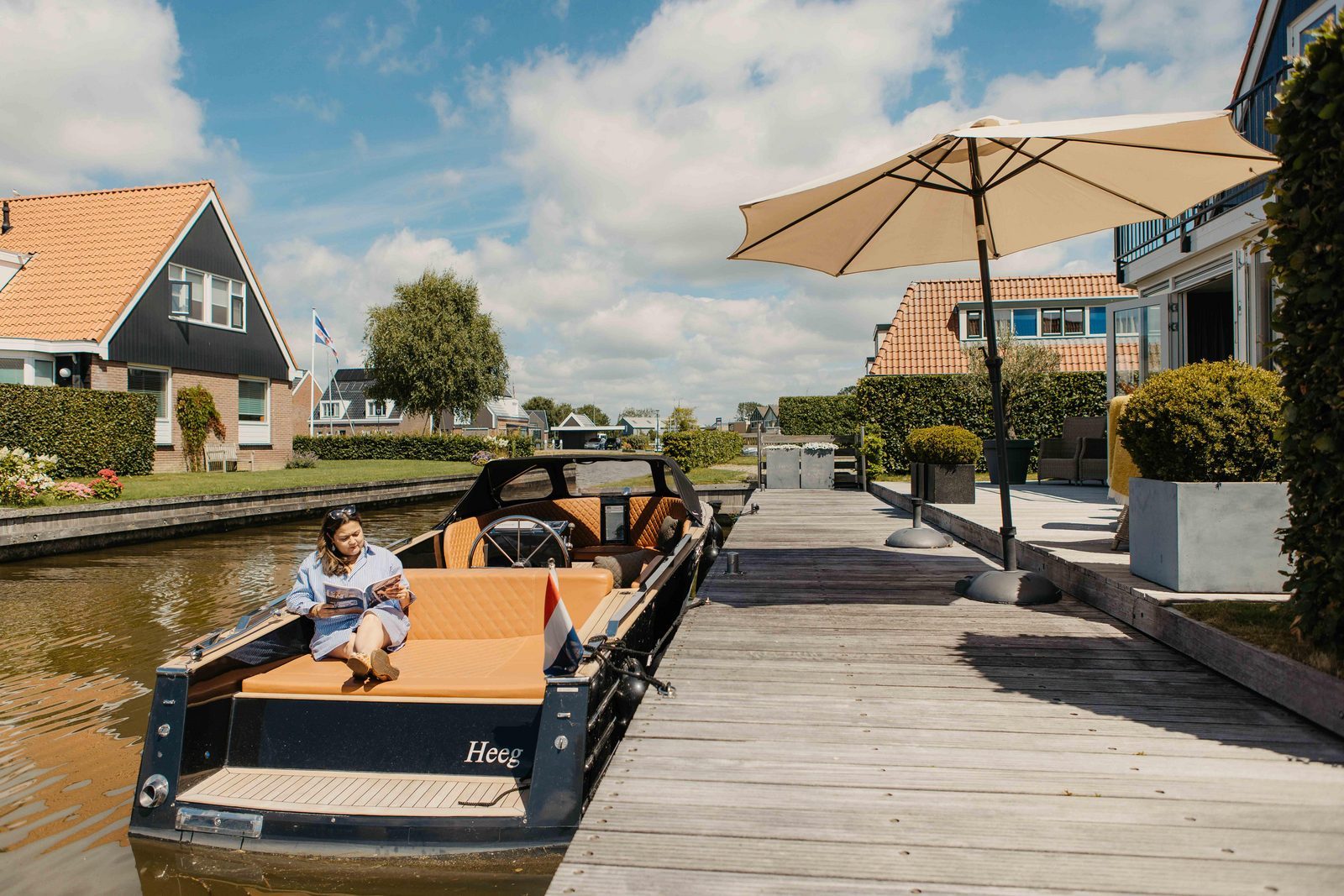Vakantiehuis met eigen aanlegsteiger Friesland