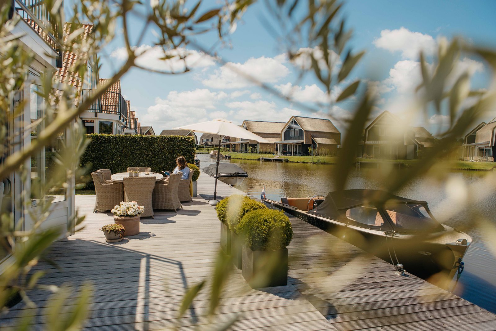 Vakantiehuis met eigen aanlegsteiger Friesland