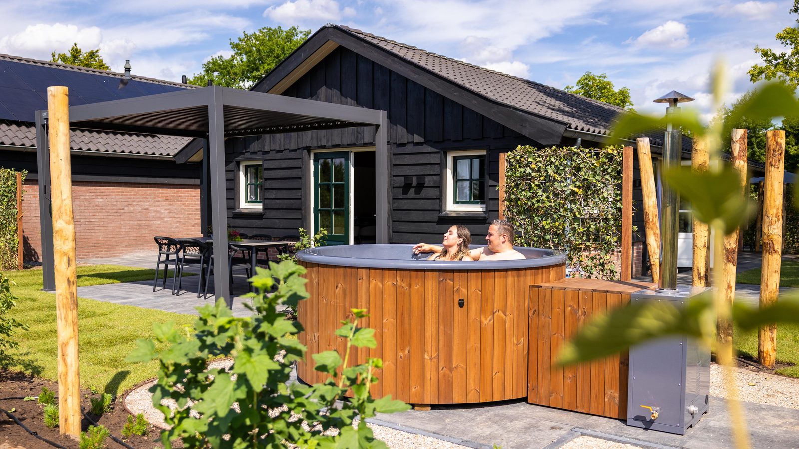 Holiday home with private wellness facilities