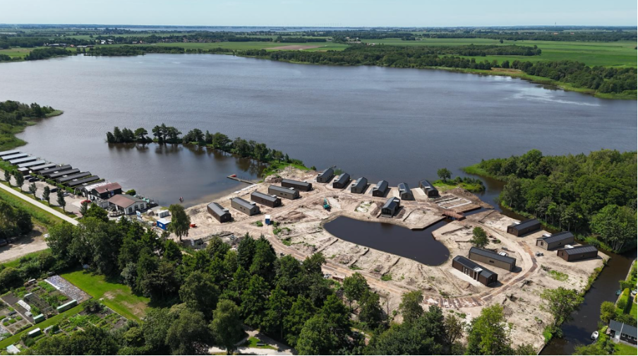 Bouwupdate juli Landal Waterpark Oudehaske