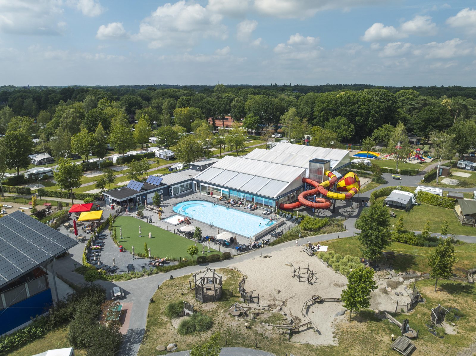 Campsite Gelderland with swimming pool