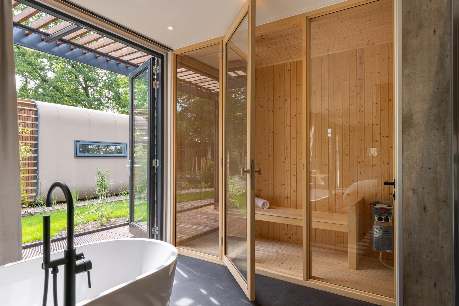 Ferienhaus mit Wellness