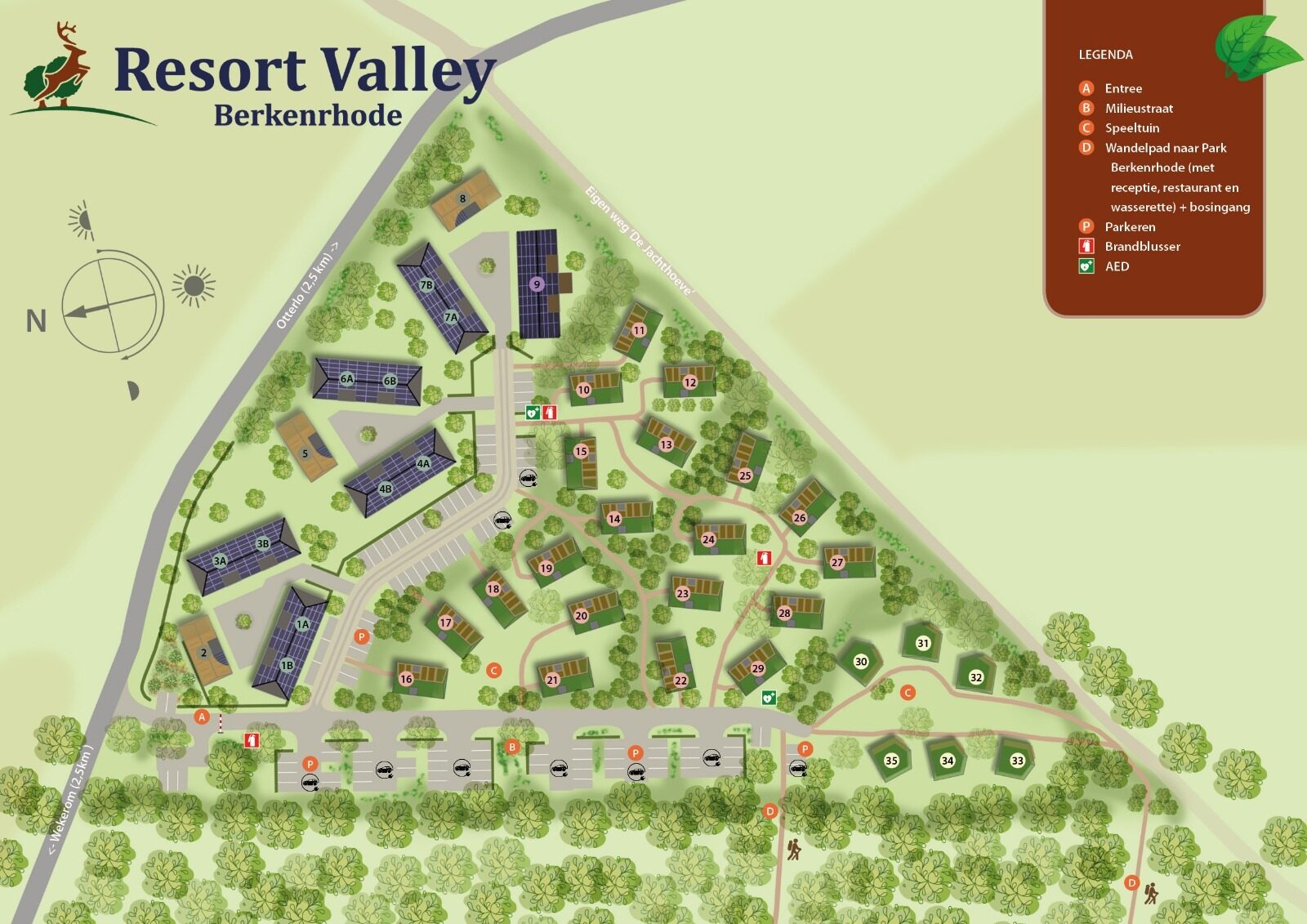 Plattegrond Resort Valley