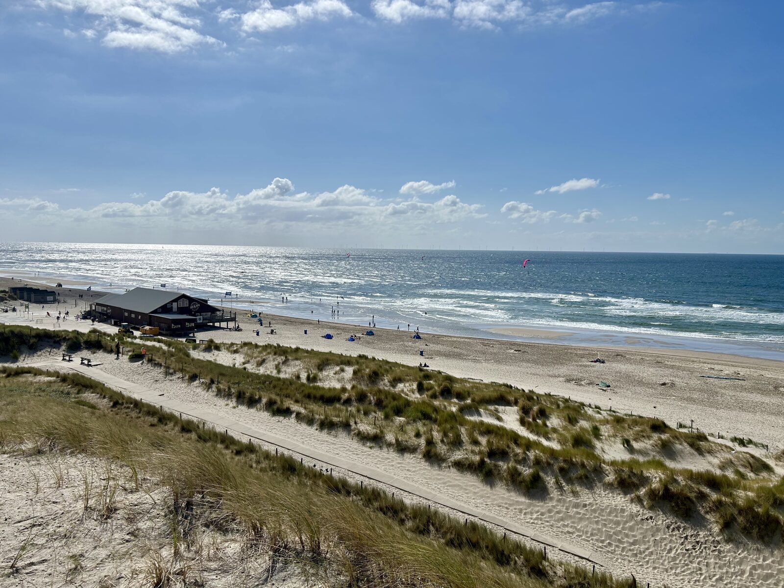camping aan het strand