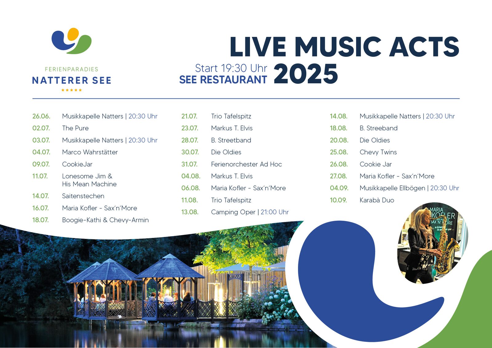 Live Musik Acts am Natterer See