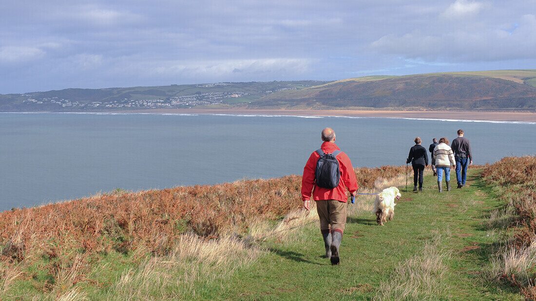 Coastal walk to Putsborough Sands