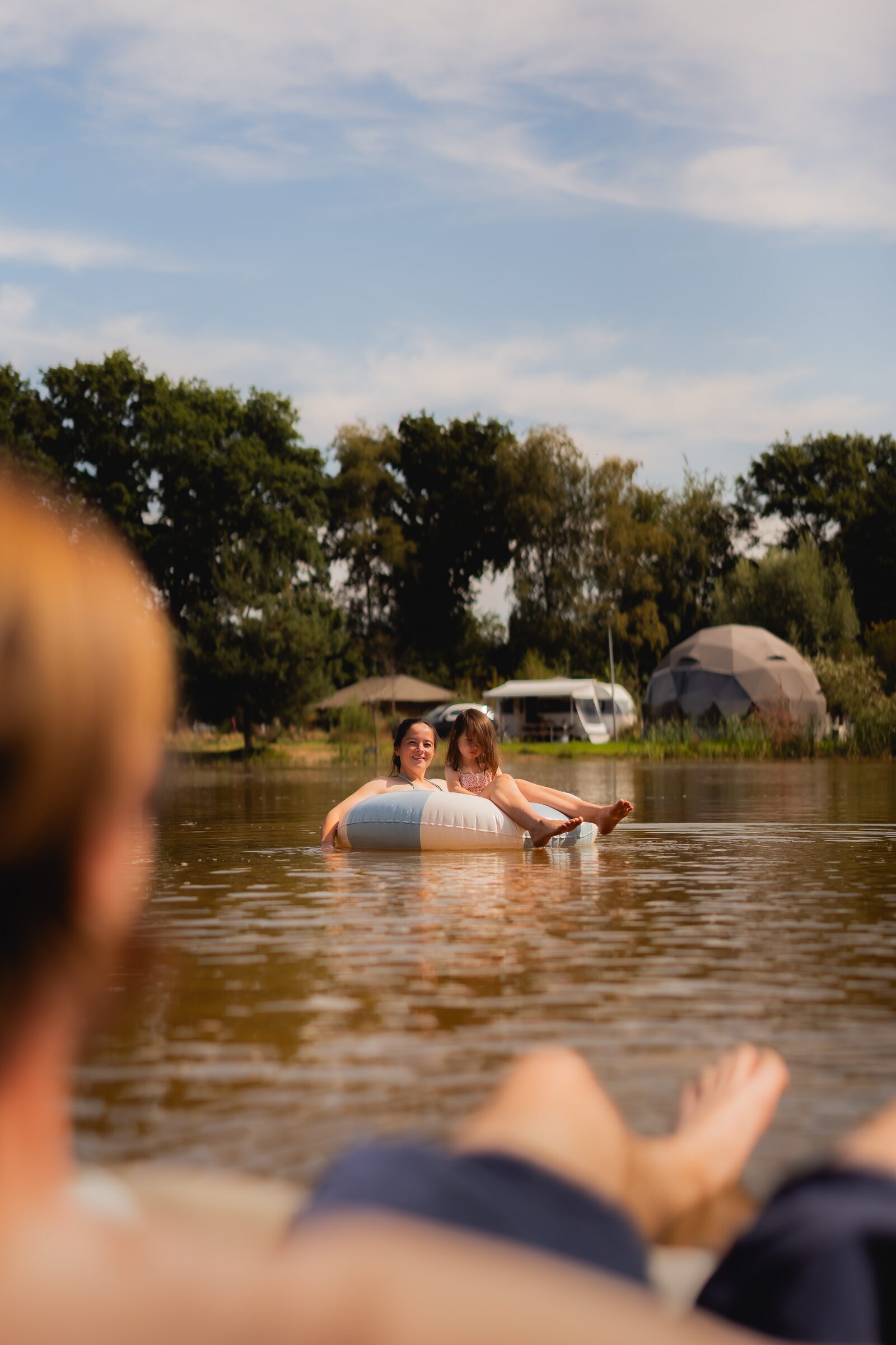   Vakantiepark met recreatieplas