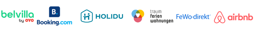 Logo in rij