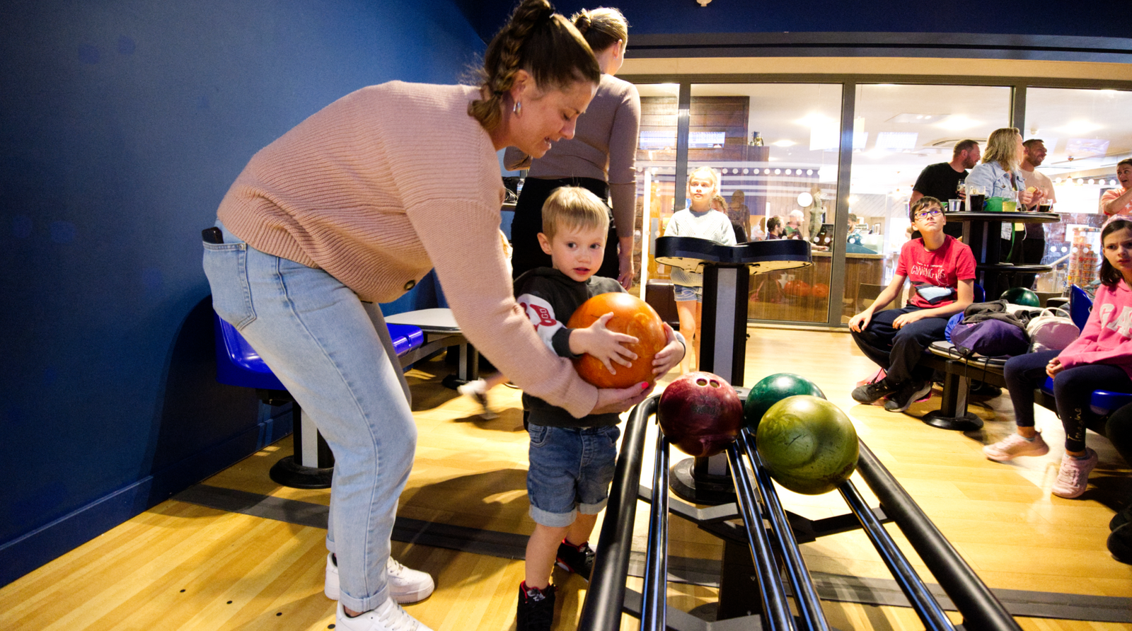 Bowling with kids Bowling with kids