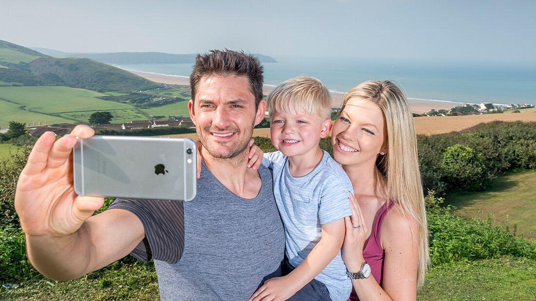 Picture perfect holiday by Britain's best beach