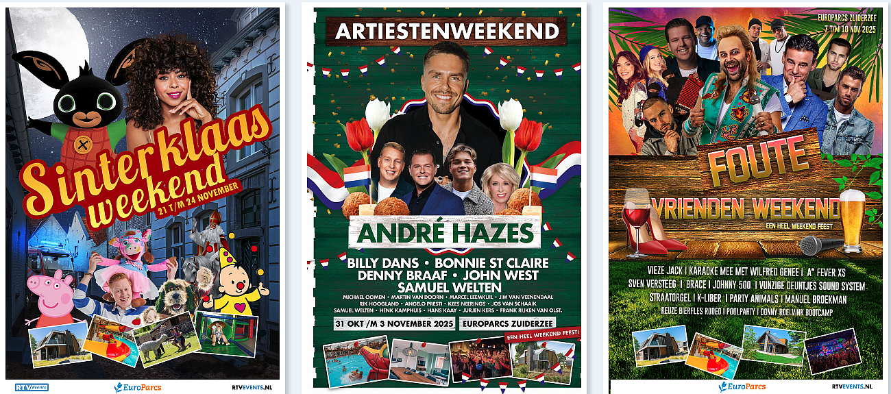 Evenementen EuroParcs Zuiderzee