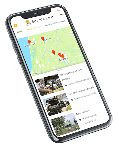 Strand en land app