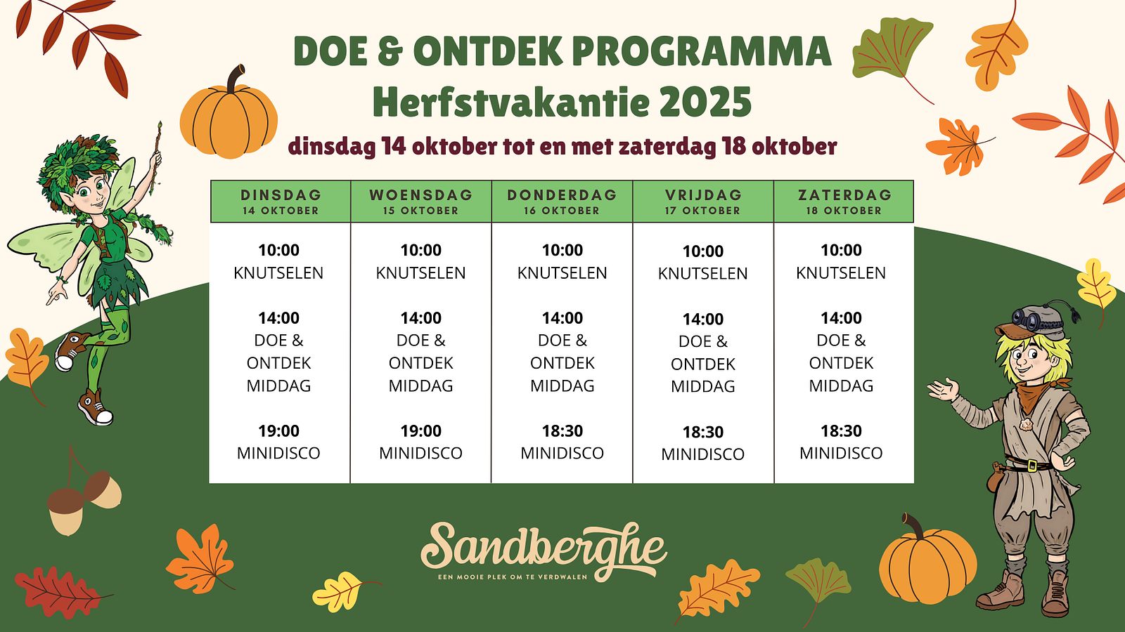 Herfstvakantie week 1