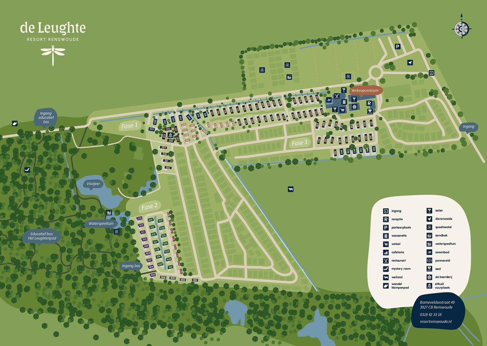 Plattegrond Resort Renswoude