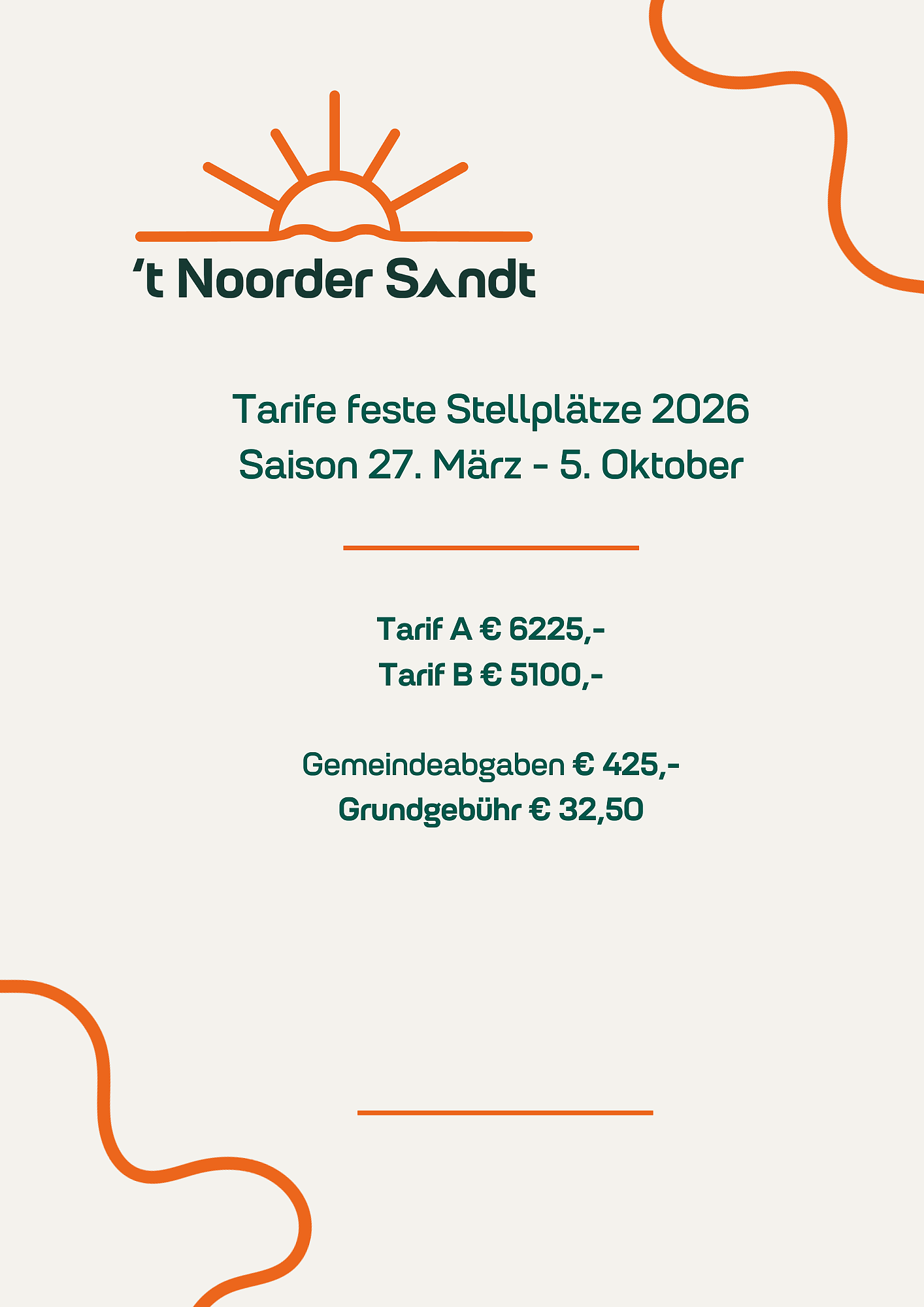 Preise Dauerstellplätze