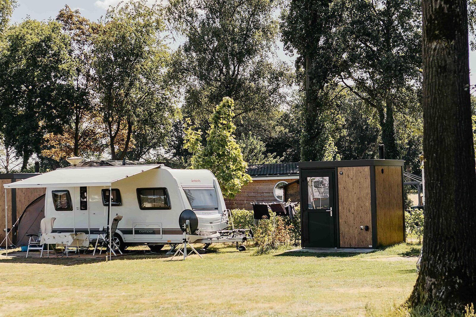 Campingplatz Achterhoek mit privaten Sanitäranlagen