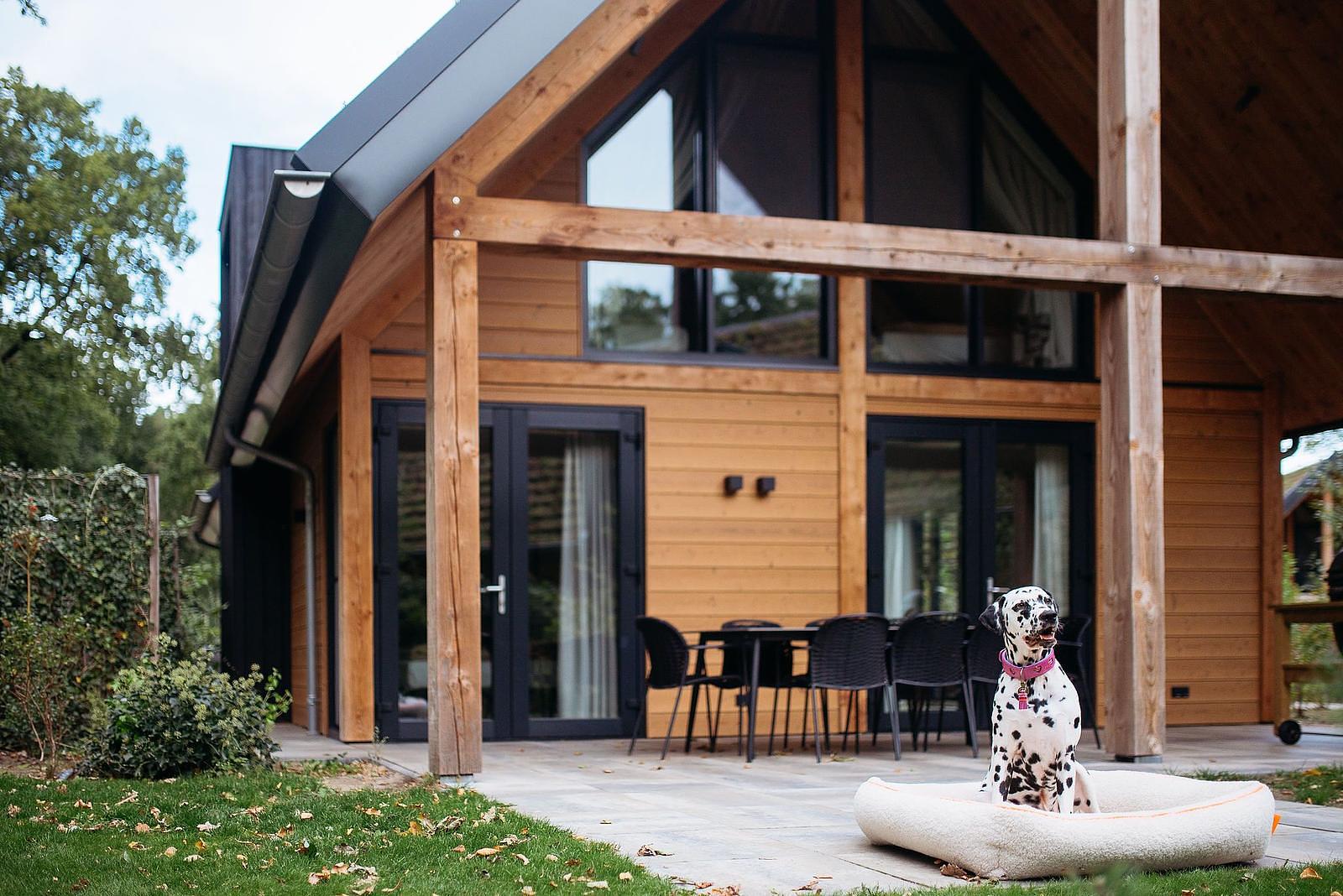 Luxury vacation home with a fenced-in yard