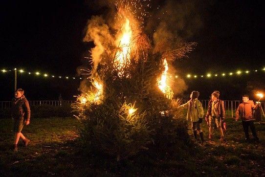 Kerstboomverbranding