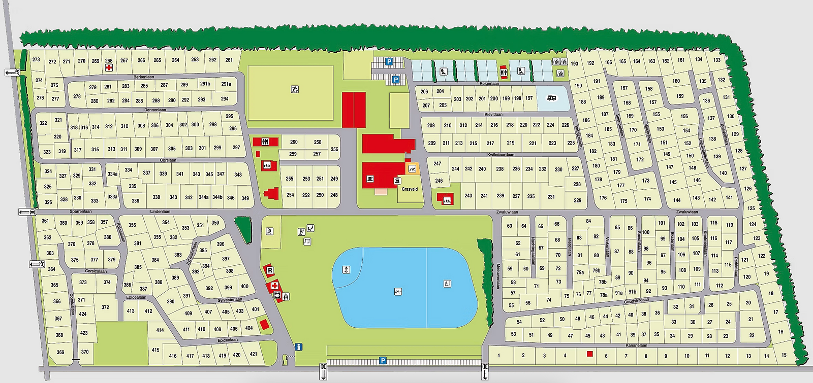 Lageplan Tulderheyde