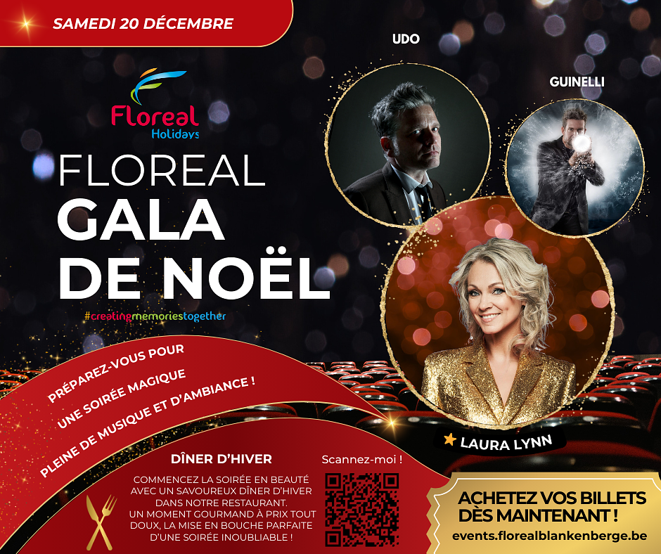 Gala de Noël au Floreal Blankenberge