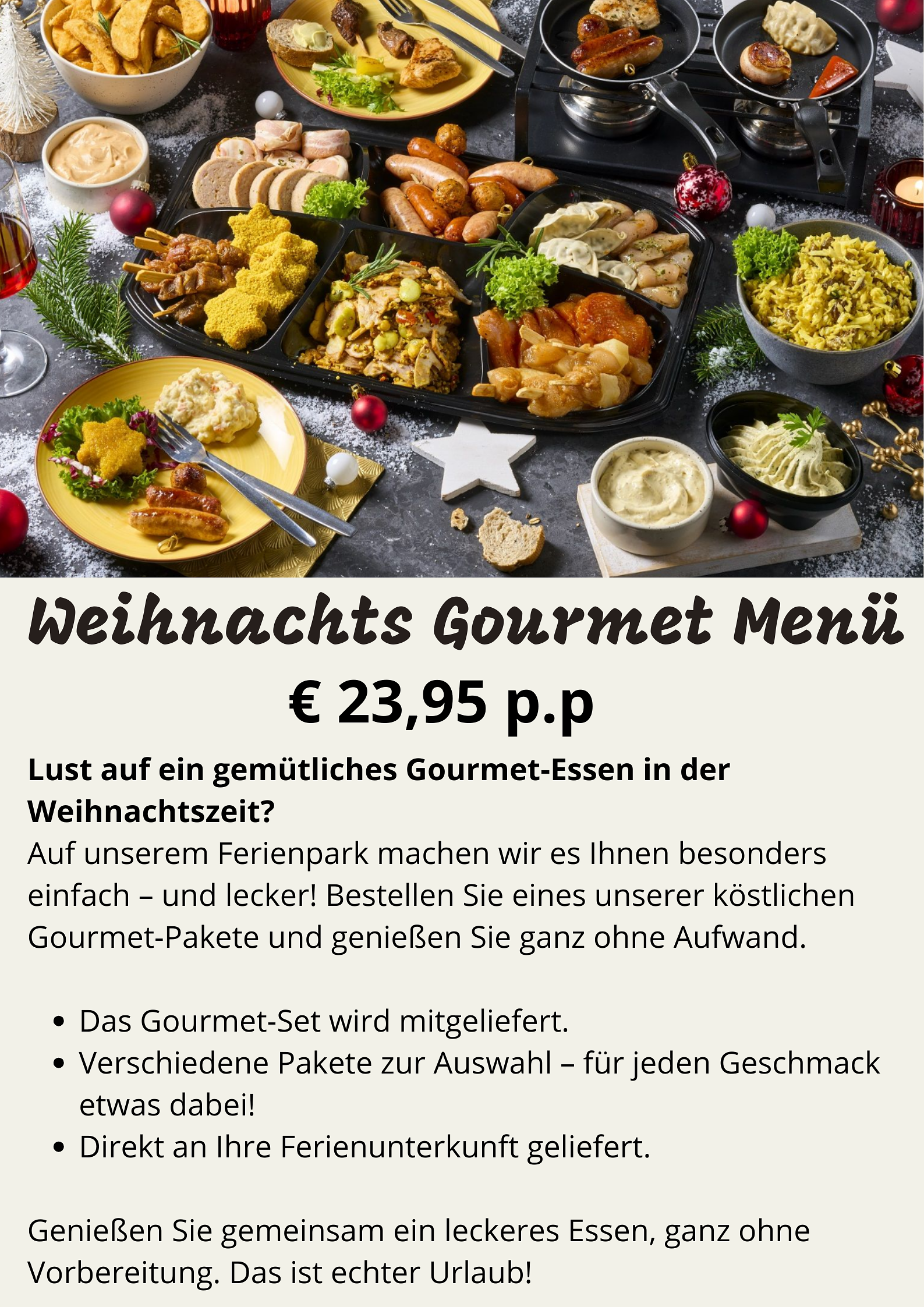 Gourmet kerst Duits