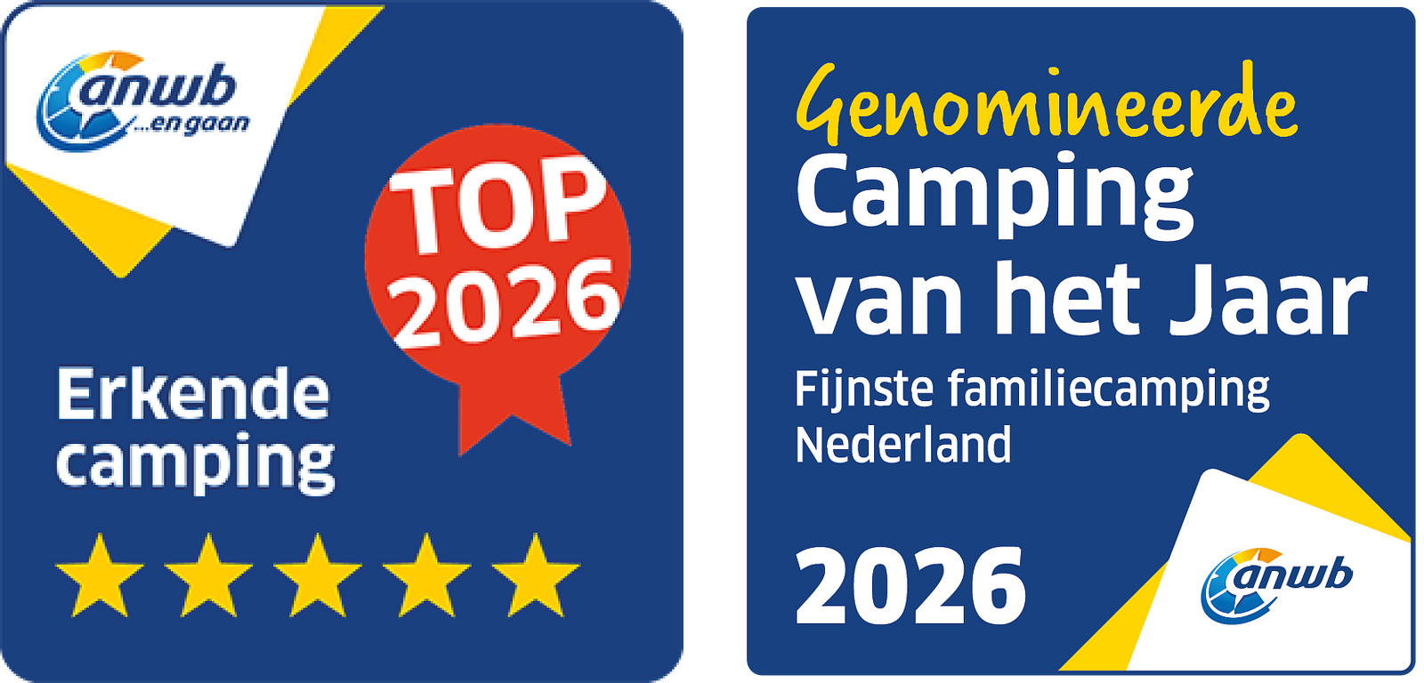 Vom ANWB als Campingplatz des Jahres 2024 nominiert