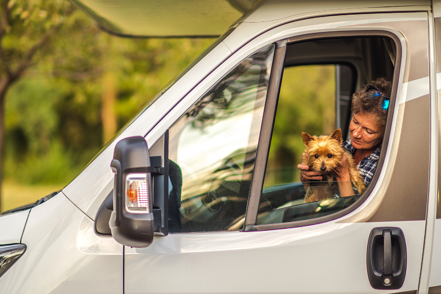 Voyager en camping-car avec votre chien