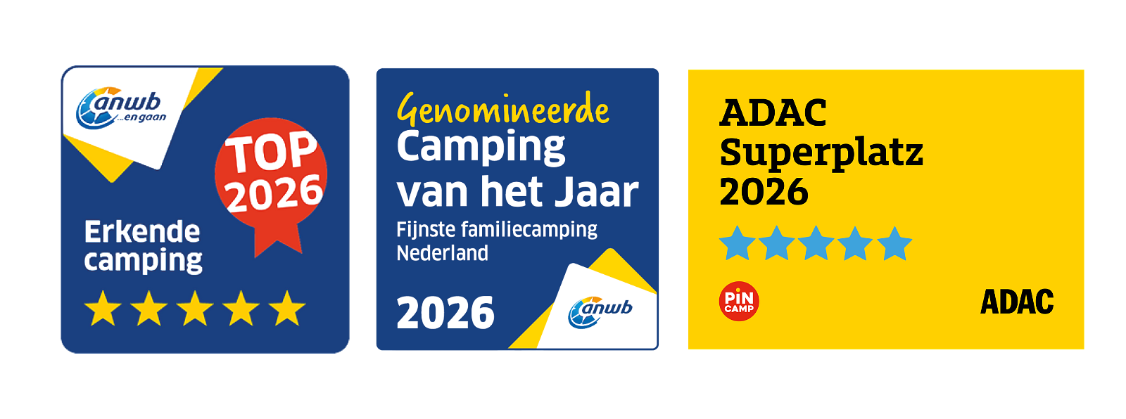 Fünf-Sterne-Zeltplatz in den Niederlanden