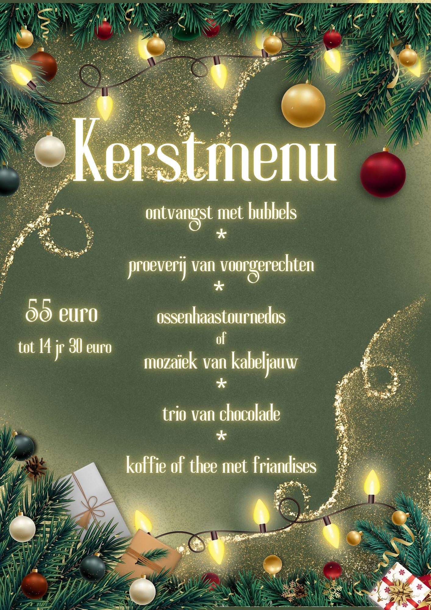 Kerstmenu