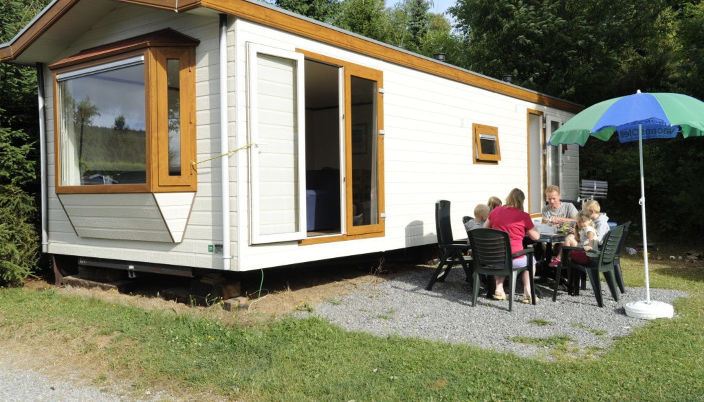 Luxurious chalet caravan