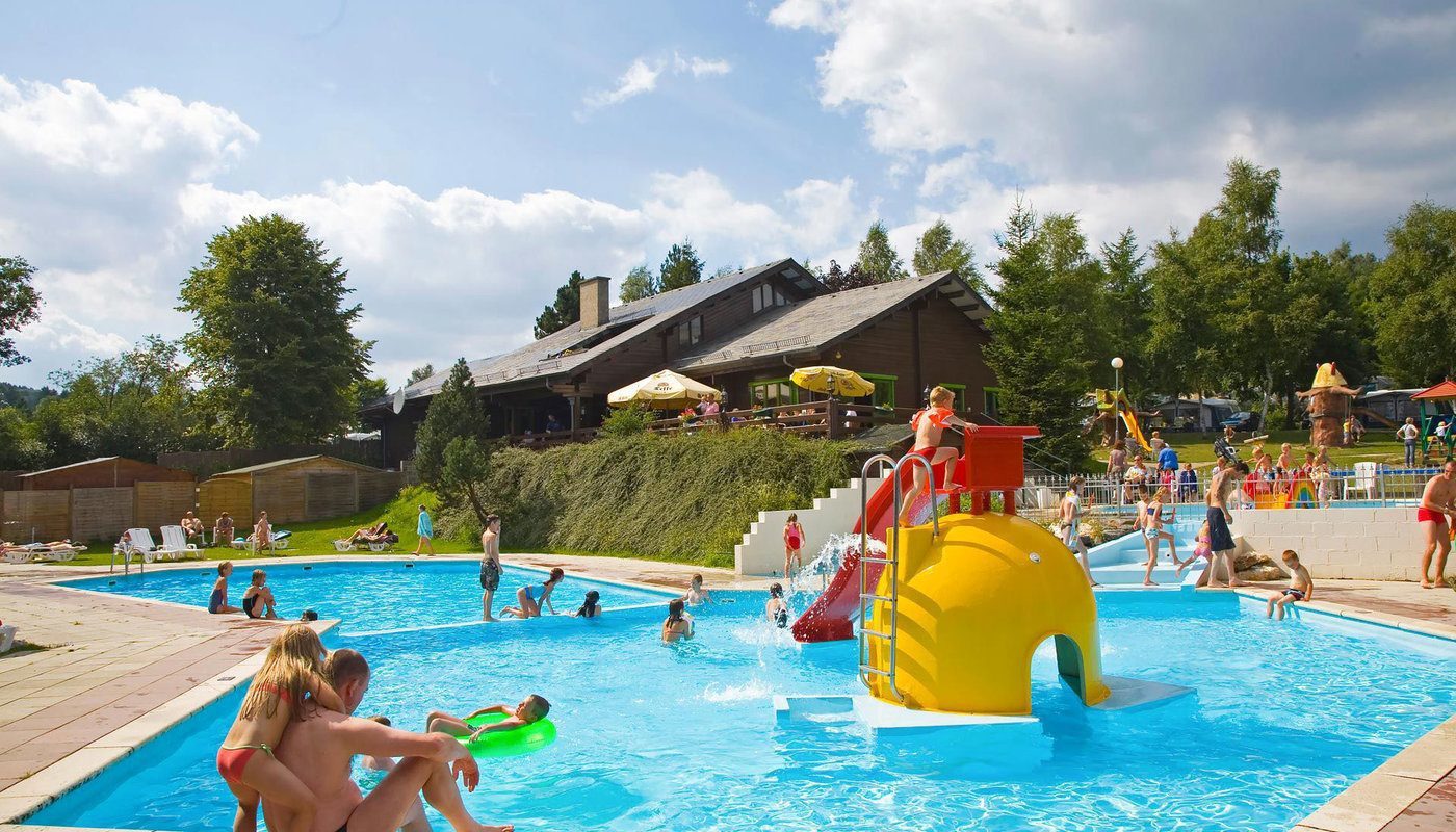 Beautiful camping site in the Ardennes