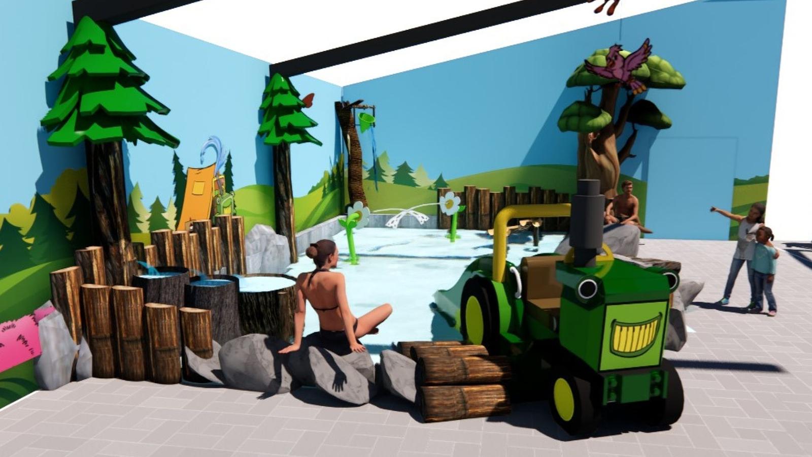 Nieuw in 2026: zwembad (+trekker icoon) Nieuw in 2026: Zwembad