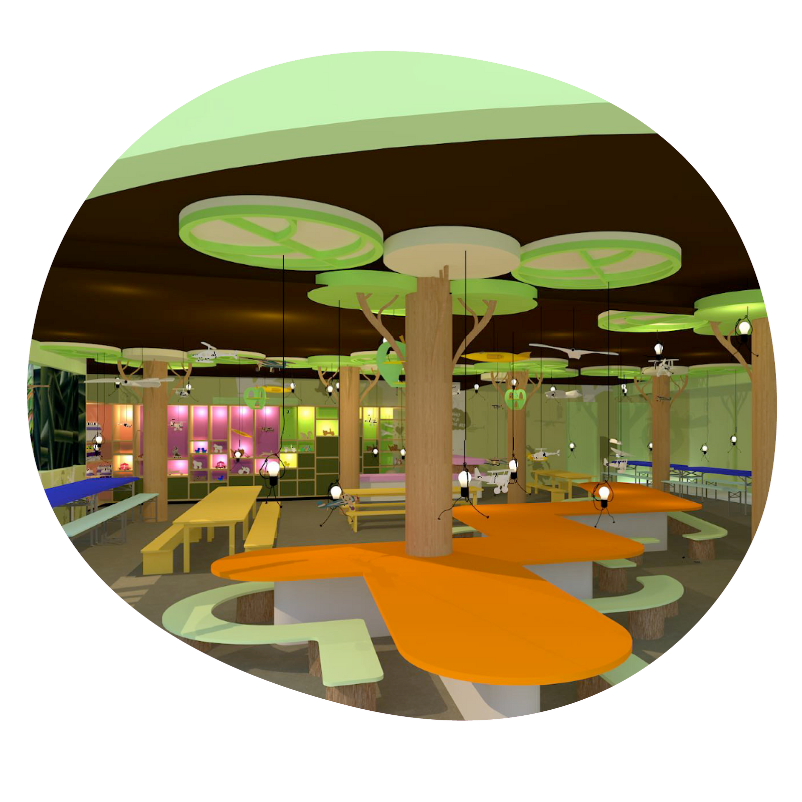 Giga Konijnenhol knutselruimte