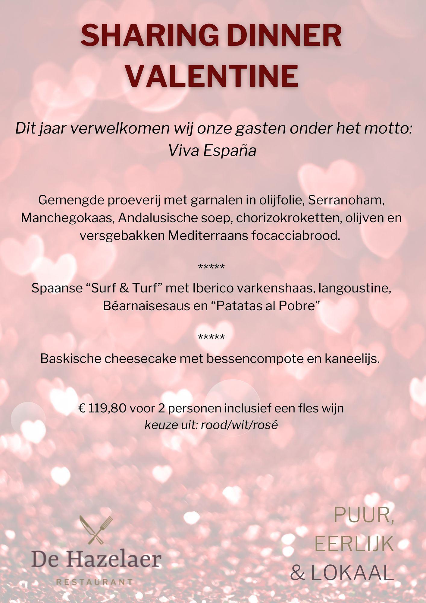 Valentijnmenu